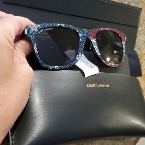 Saint Laurent Swarovski crystal sunglasses
